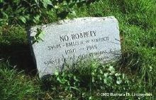 No Robbery's grave