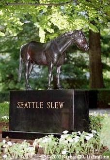 Seattle Slew's statue