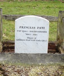 Princess Pati's grave
